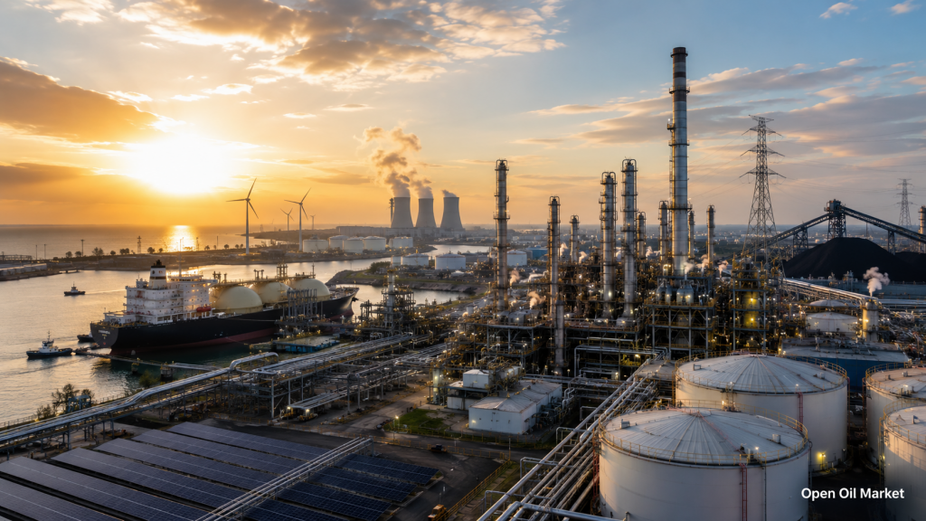 Nachrichten über Öl und Gas sowie Energie — Montag, 6. Juli 2026: OPEC+ erhöht die Produktion, Brent, Gas, LNG und Raffinerien.