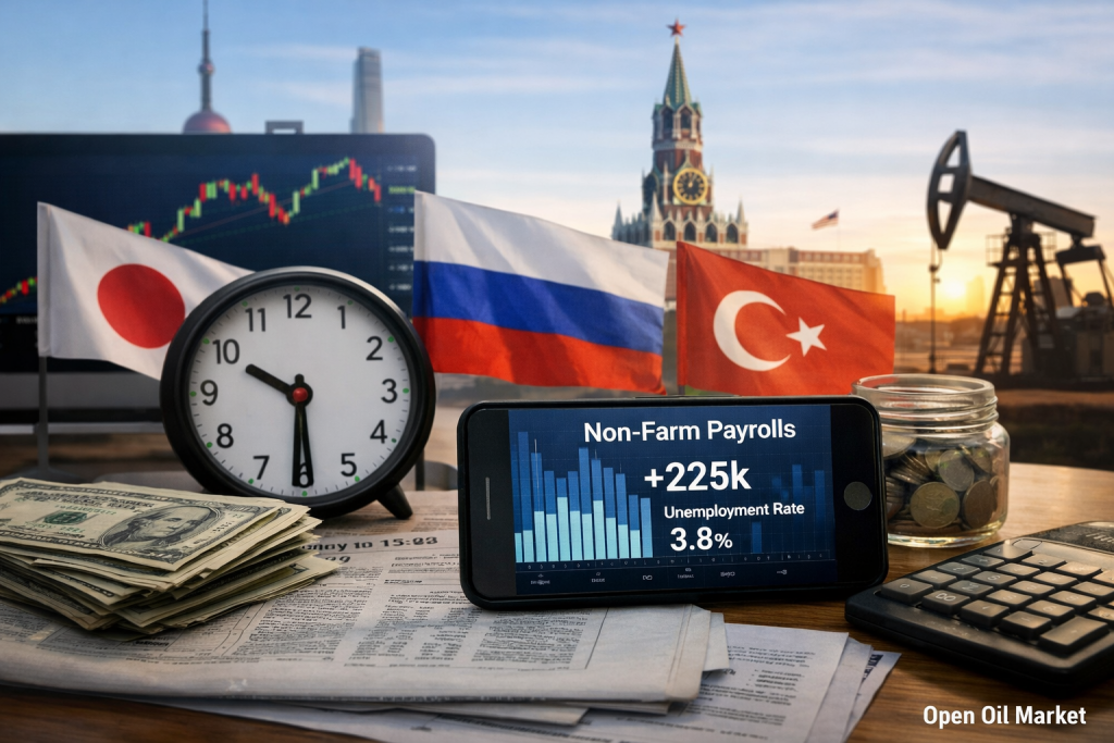 Wirtschaftlicher Kalender 3. April 2026: US-Arbeitsmarkt und globale Wirtschaft