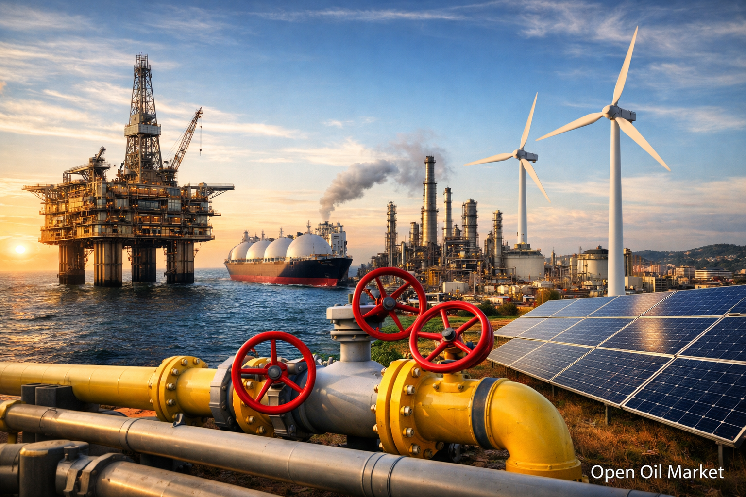 Weltmarkt für Öl, Gas und Energie – Öl, Gas, LNG, EE und Elektrizität, globale Trends im Energiesektor Montag, 19. Januar 2026