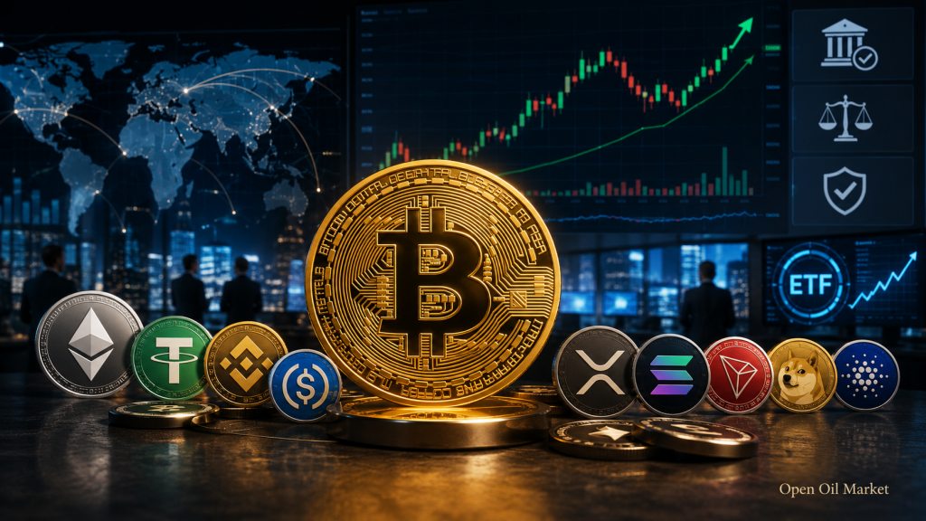 Nachrichten über Kryptowährungen am 6. Juli 2026: Bitcoin, ETFs, Stablecoins und die Top-10 Kryptowährungen