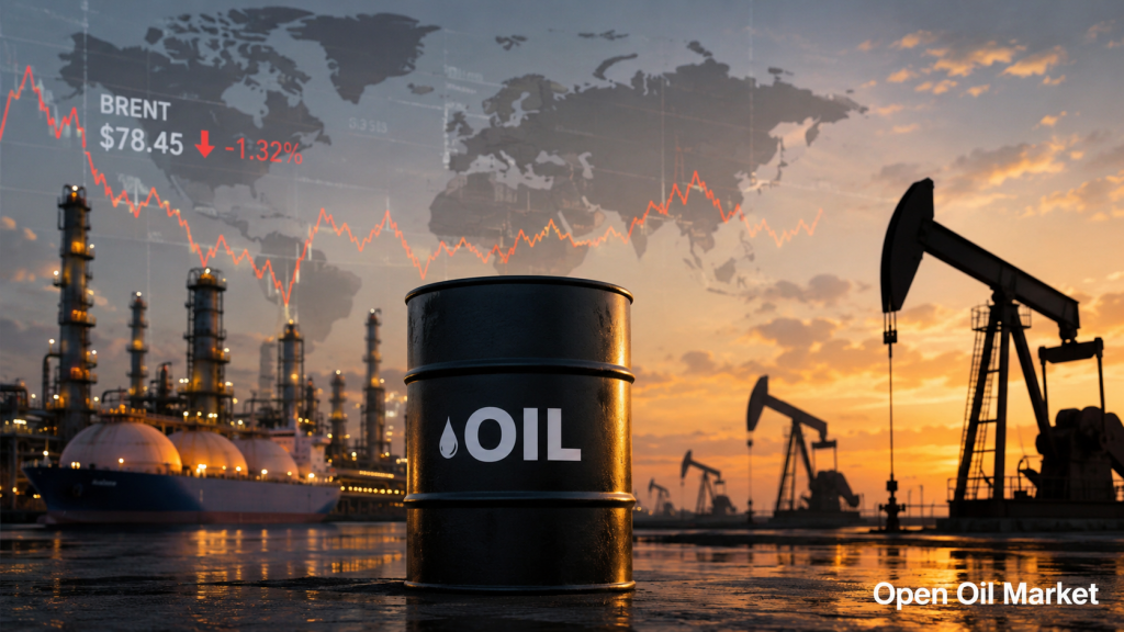 Globaler Öl- und Energiemarkt am 13. Juni 2026: Brent, WTI, Gas, LNG, Raffinerien, Erdölprodukte und Elektrizität.
