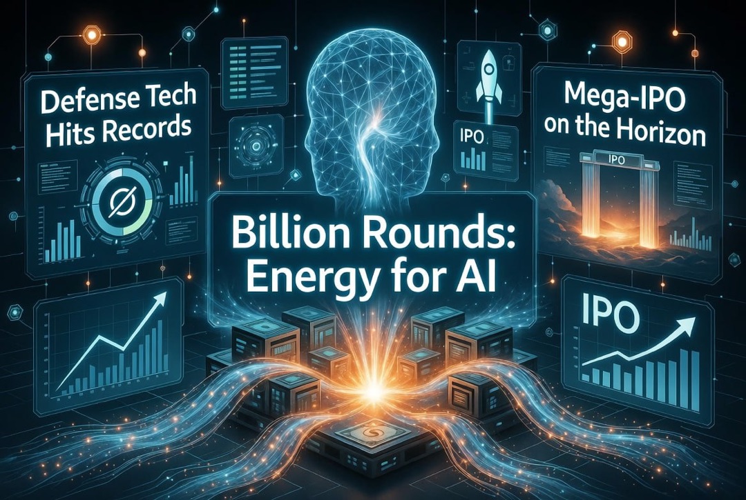 Nachrichten zu Start-ups und Venture-Capital-Investitionen: Freitag, 07. August 2026 — Milliarden-Runden in der Energie für KI, Vertechnologien schlagen Rekorde und Mega-IPO am Horizont