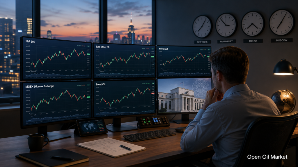 Analyse der globalen Märkte und Indizes vor der Fed-Woche: wirtschaftliche Ereignisse am 14. Juni 2026