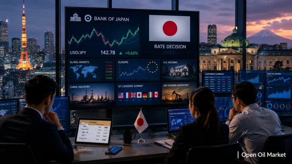 Wirtschaftliche Ereignisse und Unternehmensberichte — Dienstag, 16. Juni 2026: Zinsentscheidung Bank von Japan, ZEW und API.