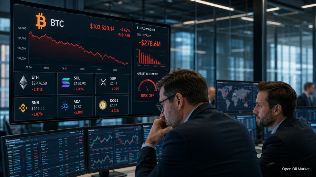 Nachrichten über Kryptowährungen, Donnerstag, 11. Juni 2026: Bitcoin unter Druck durch ETF-Abflüsse und eine neue Überprüfung der Widerstandsfähigkeit des Marktes für digitale Vermögenswerte