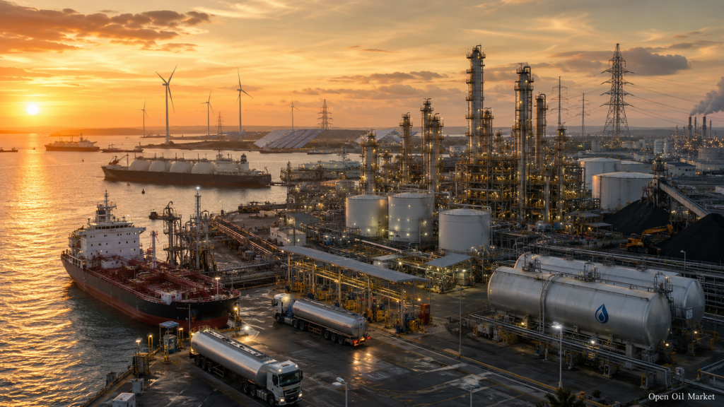 Nachrichten über Öl, Gas und Energie am 13. Juli 2026 — Raffinerien, Diesel, Öl, Gas und globaler Energiesektor.