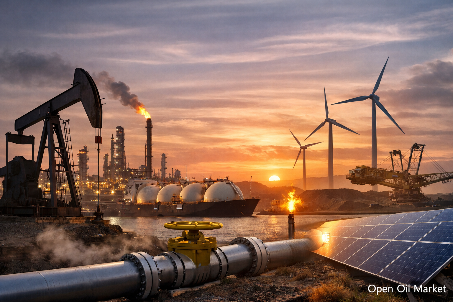 Nachrichten Öl und Gas und Energie, Freitag, 6. Februar 2026: Öl wird billiger im Vorfeld der kommenden Verhandlungen zwischen den USA und dem Iran.