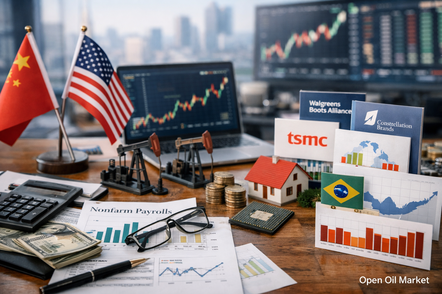 Wirtschaftliche Ereignisse und Unternehmensberichte – Freitag, 9. Januar 2026 Nonfarm Payrolls USA, Inflation in China und Deutschland