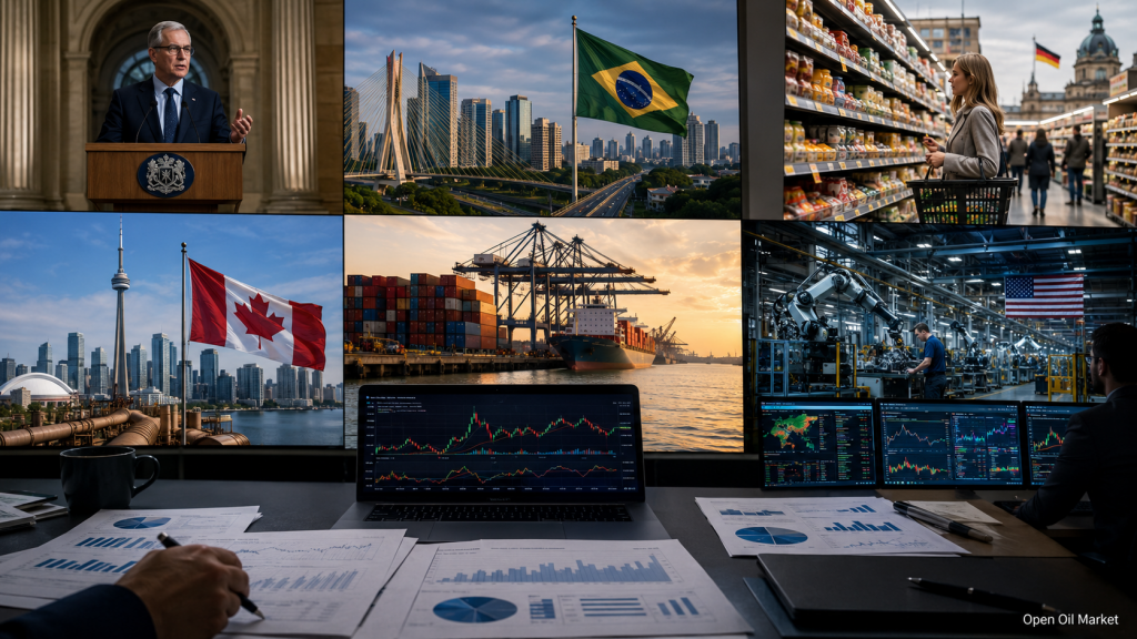 Wirtschaftliche Ereignisse und Unternehmensberichte am 29. Mai 2026: Auftritt des Leiters der Bank von England, BIP Brasilien und Kanada, VPI Deutschland, Handelsbilanz der USA und Chicago PMI