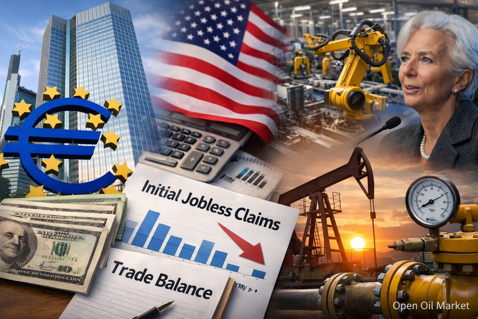 Wirtschaftliche Ereignisse und Unternehmensberichte – Donnerstag, 5. März 2026: Protokolle der EZB, Jobless Claims USA und globale Unternehmensberichterstattung
