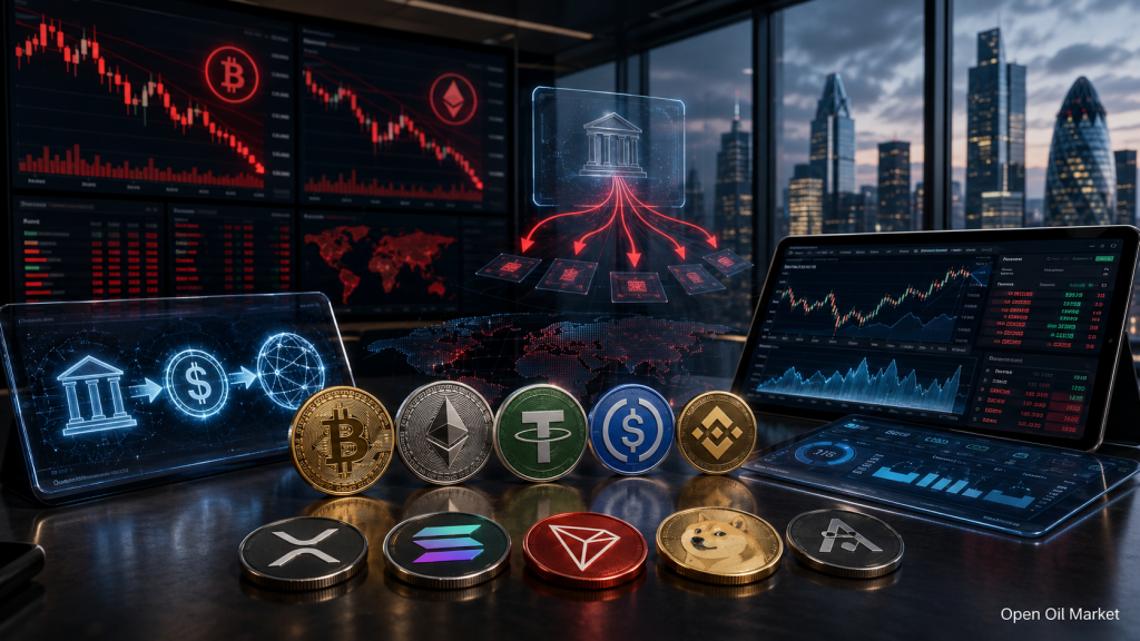 Kryptowährungsnachrichten 2. Juni 2026, Bitcoin und Ethereum unter Druck durch ETF-Abflüsse, Stablecoins, regulierte Derivate und die Top-10 digitalen Vermögenswerte