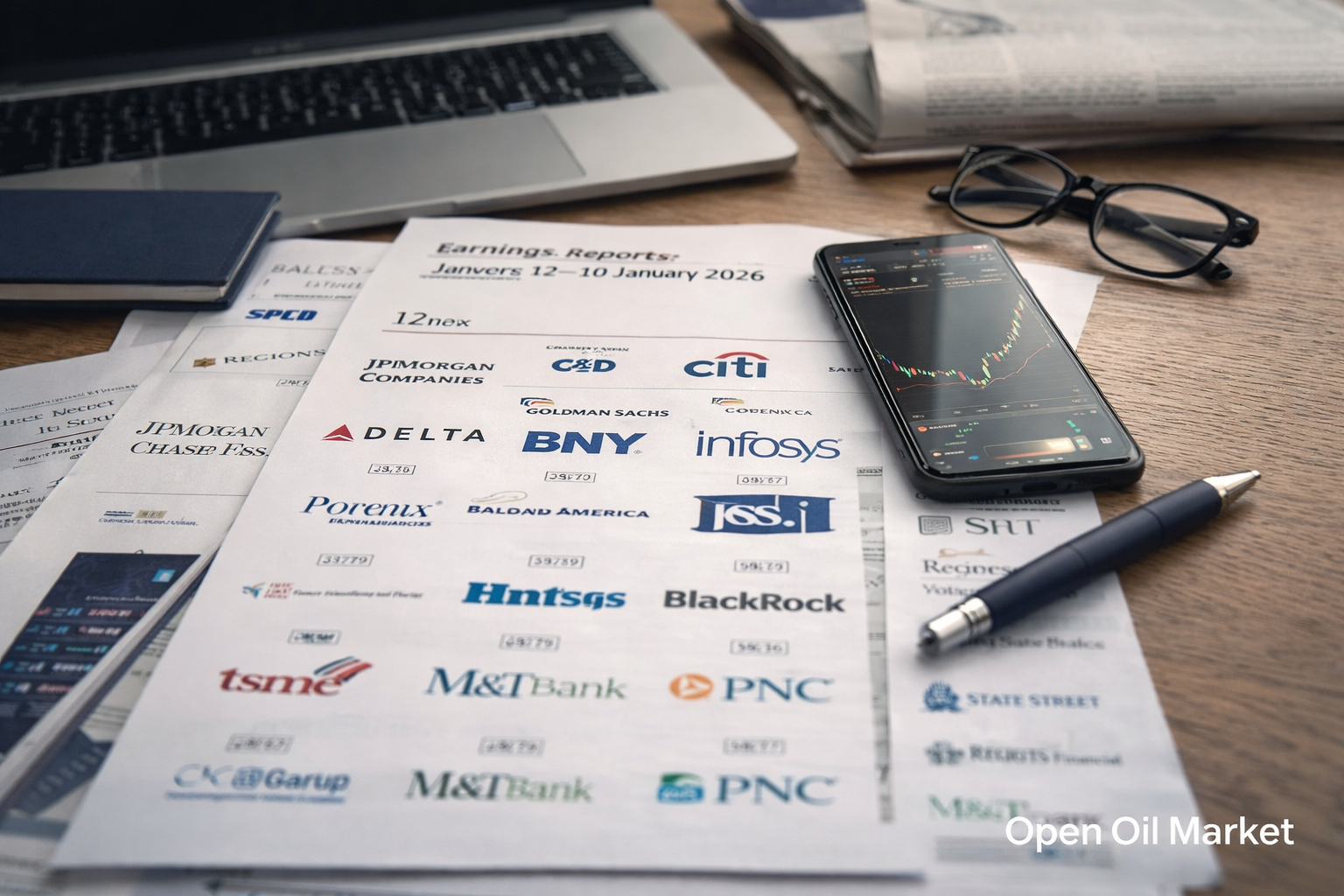Wirtschaftliche Ereignisse und Unternehmensberichte vom 12.–16. Januar 2026