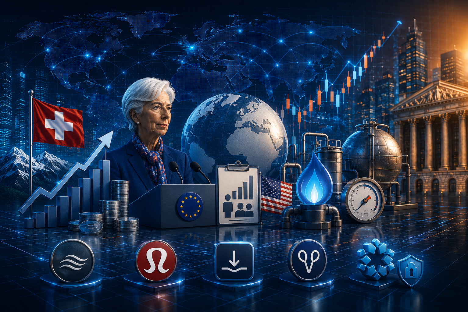 Wirtschaftsereignisse und Unternehmensberichte vom 4. Juni 2026: KPI, Lagarde, Arbeitslosenanträge, EIA-Gasbestände, Unternehmenszahlen