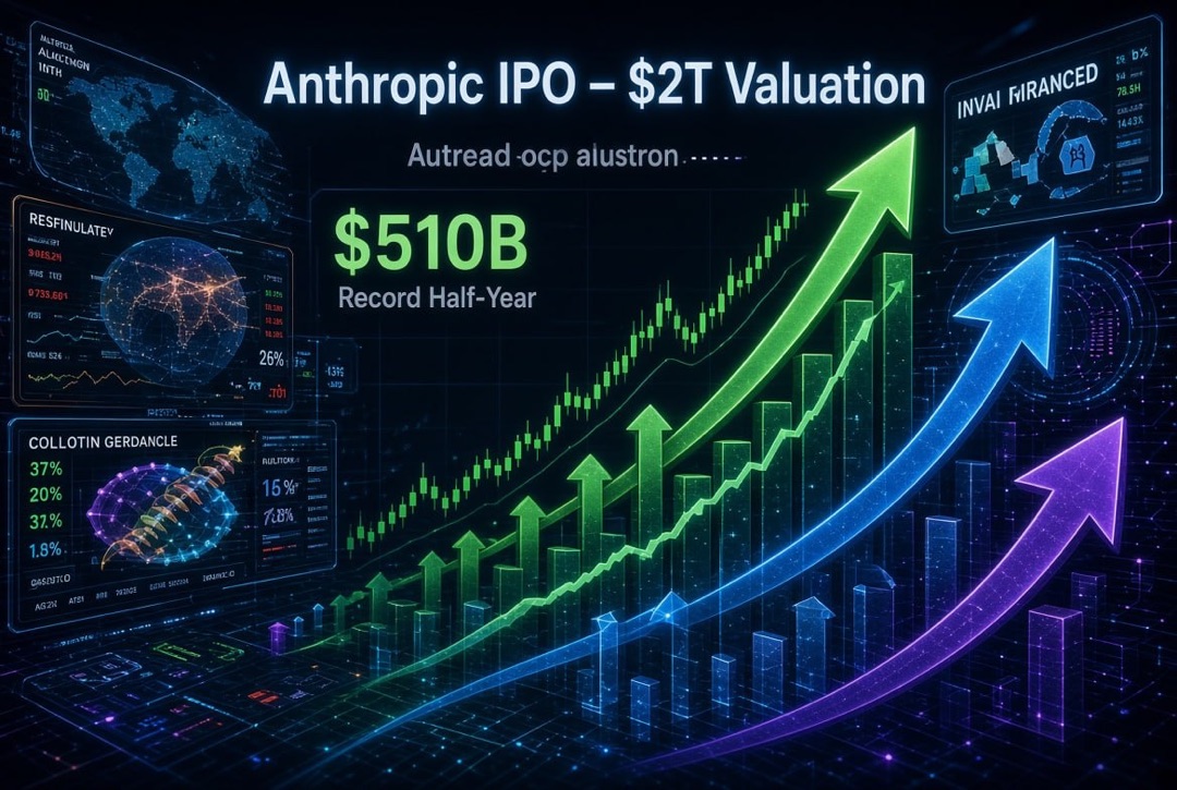 Nachrichten über Startups und Venture Capital — Samstag, 15. August 2026: IPO von Anthropic über $2 Billionen, rekordverdächtige $510 Milliarden im Halbjahr und Boom in den Verteidigungs-Megarunden.
