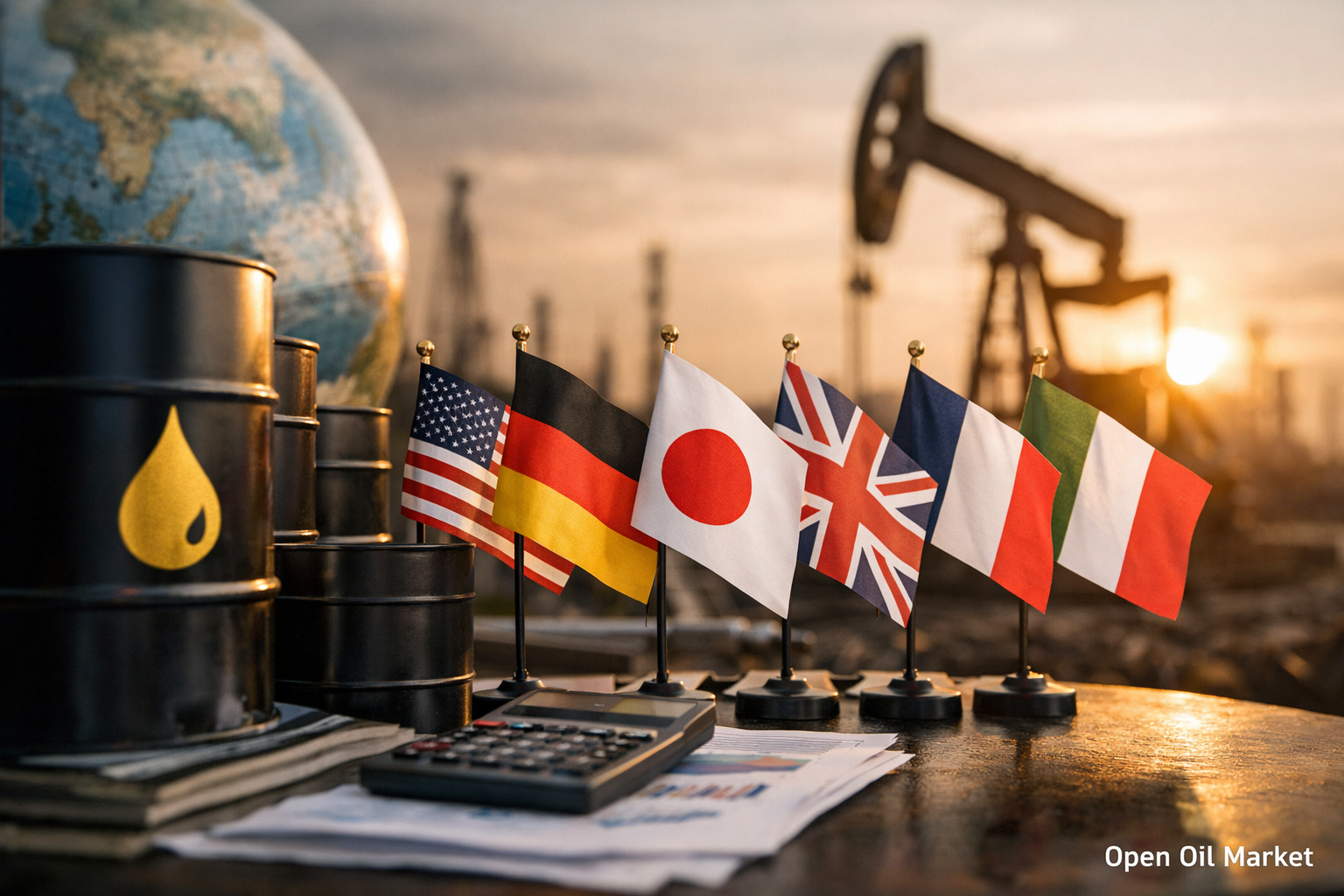 Ölreserven der G7 über 1 Milliarde Barrel: Wie viele Tage deckt dies den weltweiten Ölverbrauch?