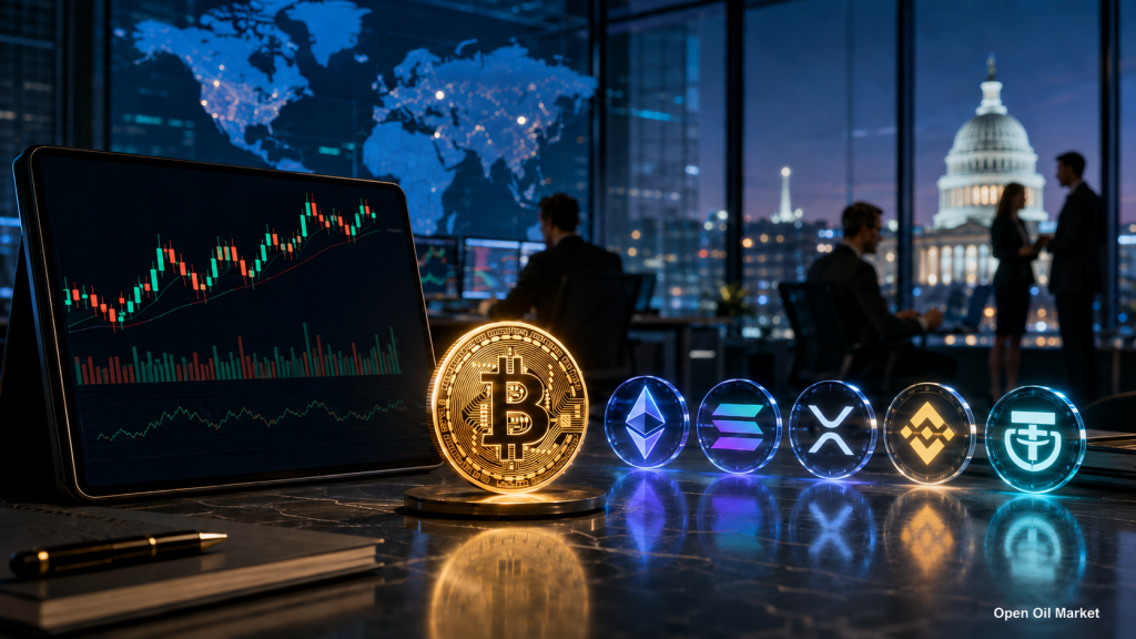 Neuigkeiten über Kryptowährungen am 10. Mai 2026: Bitcoin, Ethereum, Solana, XRP, BNB und Stablecoins auf dem globalen Finanzmarkt.