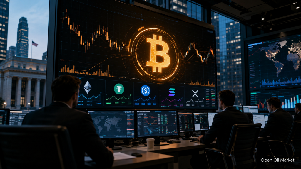 Krypto-Nachrichten 18. Juni 2026: Bitcoin wartet auf Signal von der Fed, Stablecoins verstärken den Markteinfluss