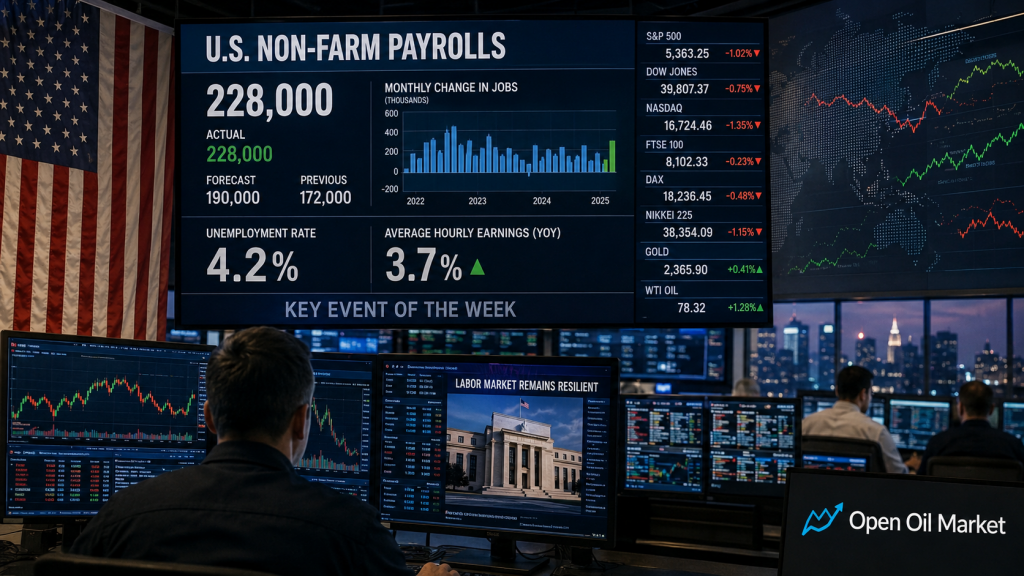Kalendar für Investoren 29. Juni - 5. Juli 2026 NFP USA, PMI, Inflation, ZB RF und OPEC+