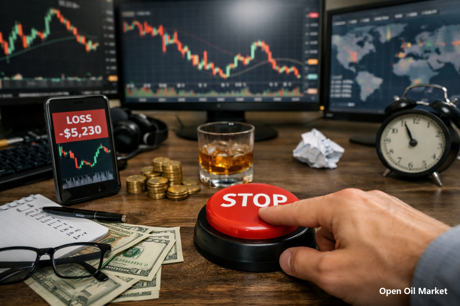 Trader, handel nicht: Checkliste mit 15 Stoppsignalen zum Schutz des Kapitals des Investors.