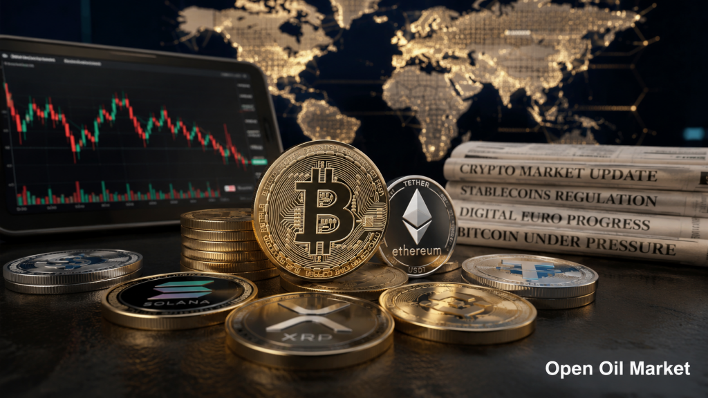 Kryptowährungsnachrichten 24. Juni 2026: Bitcoin, Ethereum, Stablecoins und digitaler Euro vor dem globalen Kryptowährungsmarkt