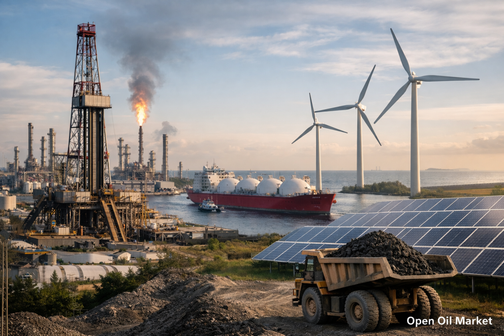 Nachrichten Öl und Energie — Samstag, 11. April 2026: Öl bei 100 $, Gas unter Druck, Wachstum der Elektrizität und Erneuerbare Energien.