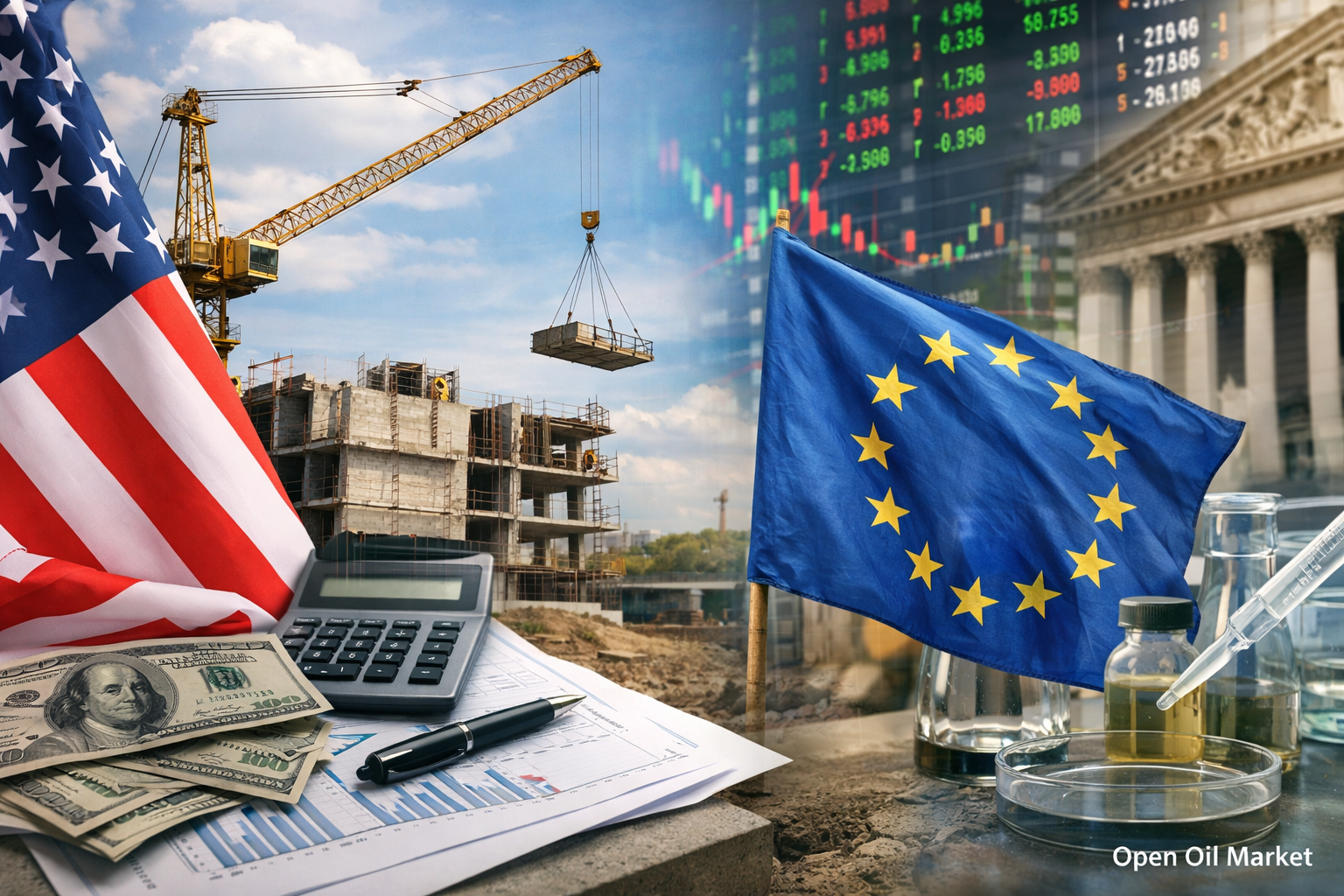 Globale Märkte und makroökonomische Daten 23. März 2026 Chicago Fed, Bauwesen USA, Vertrauen Eurozone