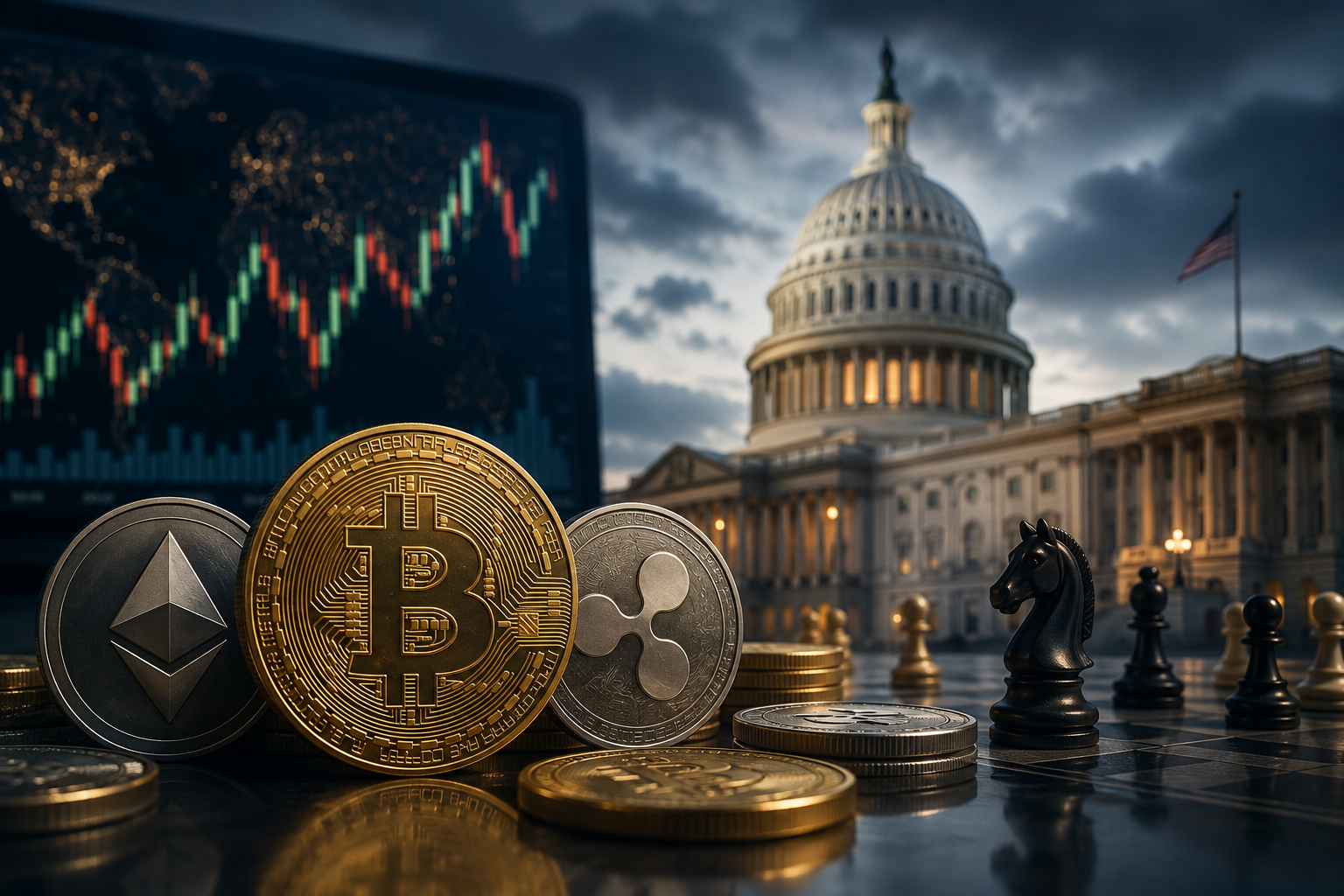 Nachrichten aus der Kryptowelt: Freitag, 7. August 2026 – Der Markt hält den Atem an während der Senatsabstimmung über den CLARITY Act